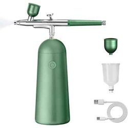 aerografo maquillaje verde